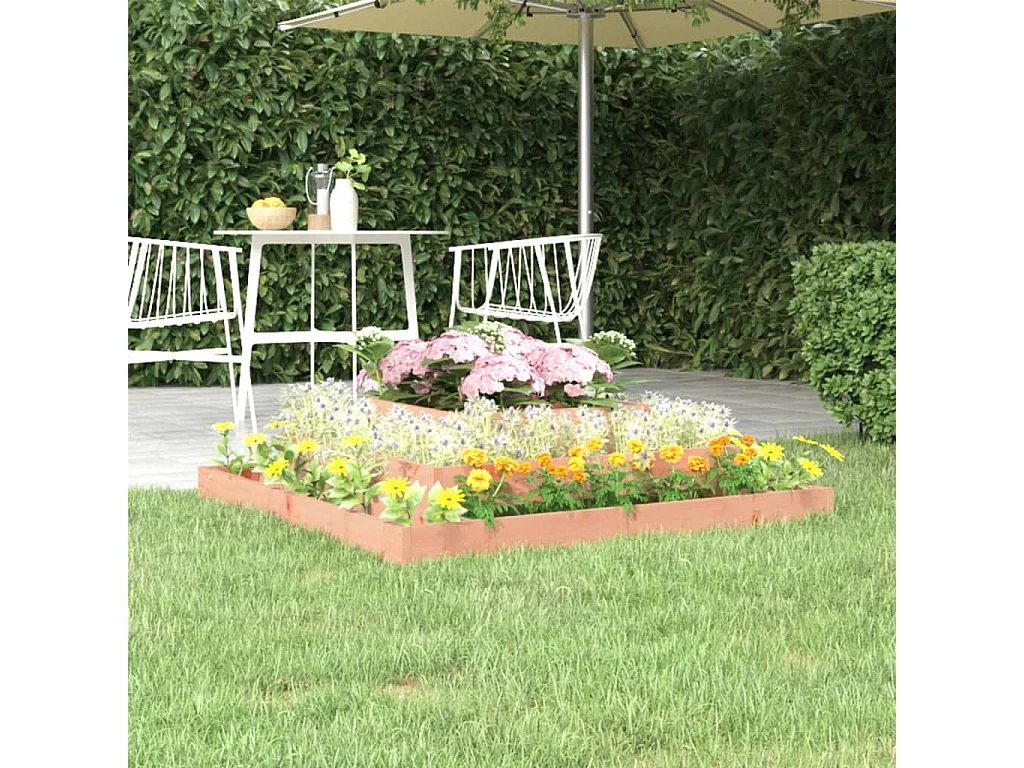 Jardinière 110x110x27 Bois de douglas massif