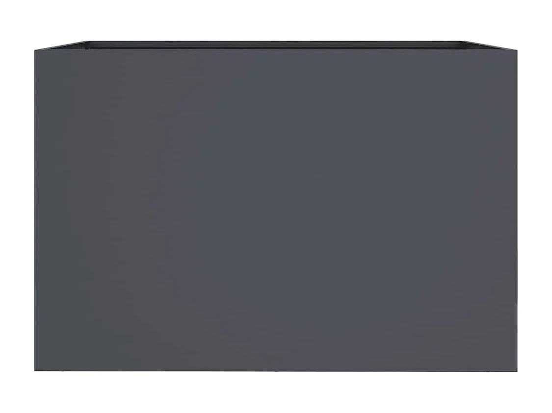 Jardinière anthracite 62x47x46 acier laminé à froid