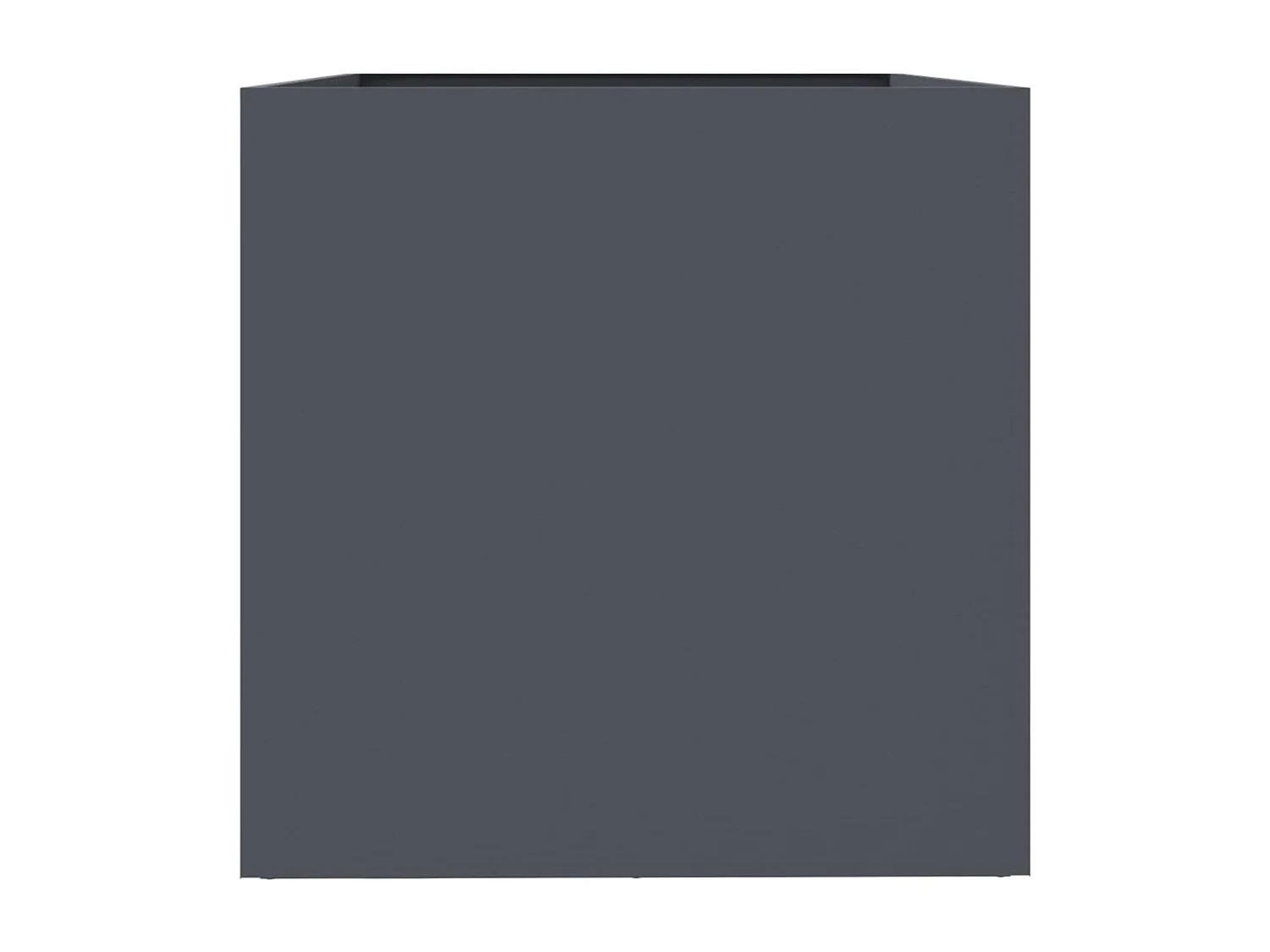 Jardinière anthracite 62x47x46 acier laminé à froid