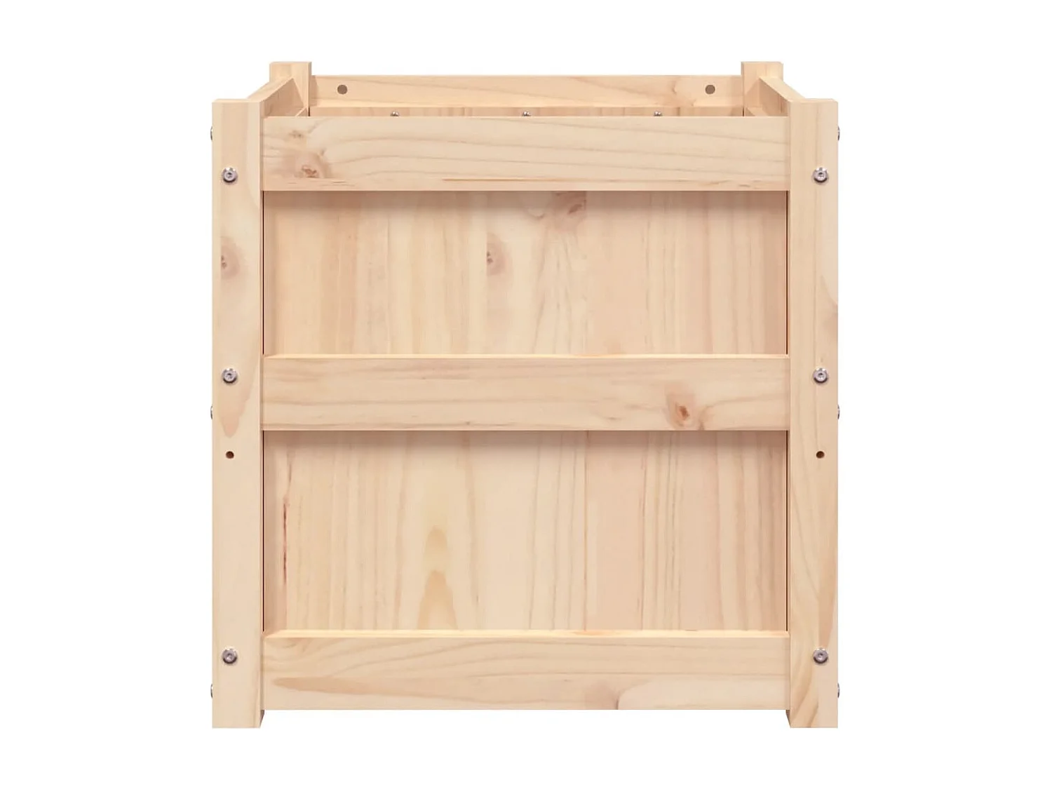 Jardinières 2 pcs bois de pin massif