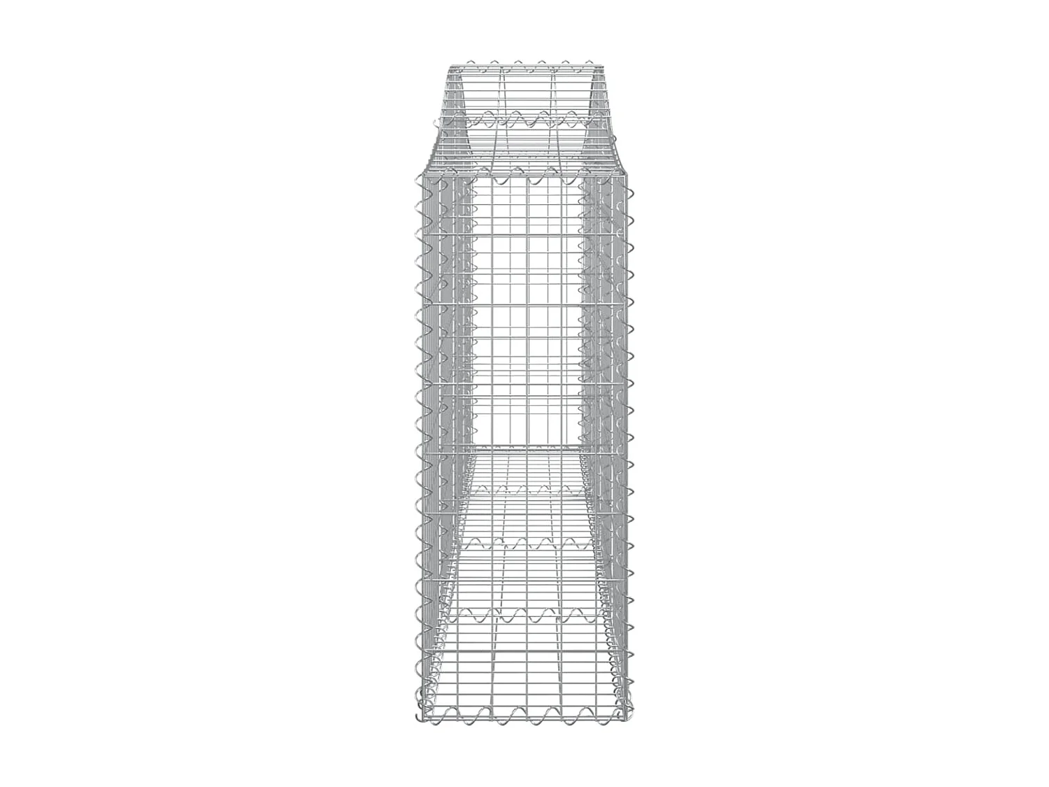 Paniers à gabions arqués 18 pcs 200x30x80-100 Fer galvanisé