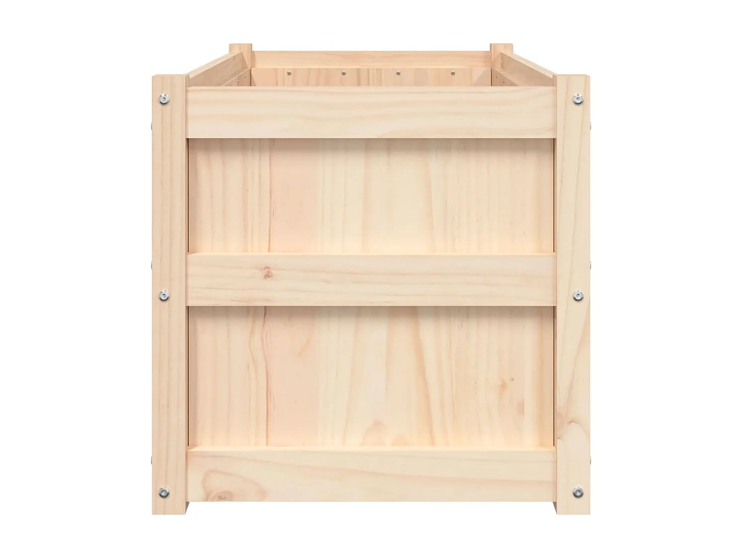 Jardinière d'extérieur 90x50x50 bois de pin massif