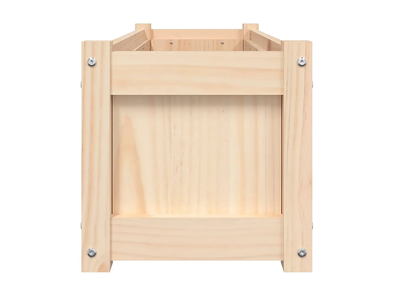 Jardinière d'extérieur 90x31x31 bois de pin massif