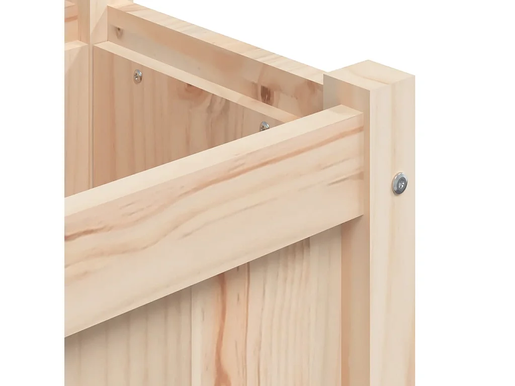 Jardinière 180x31x31 bois de pin massif