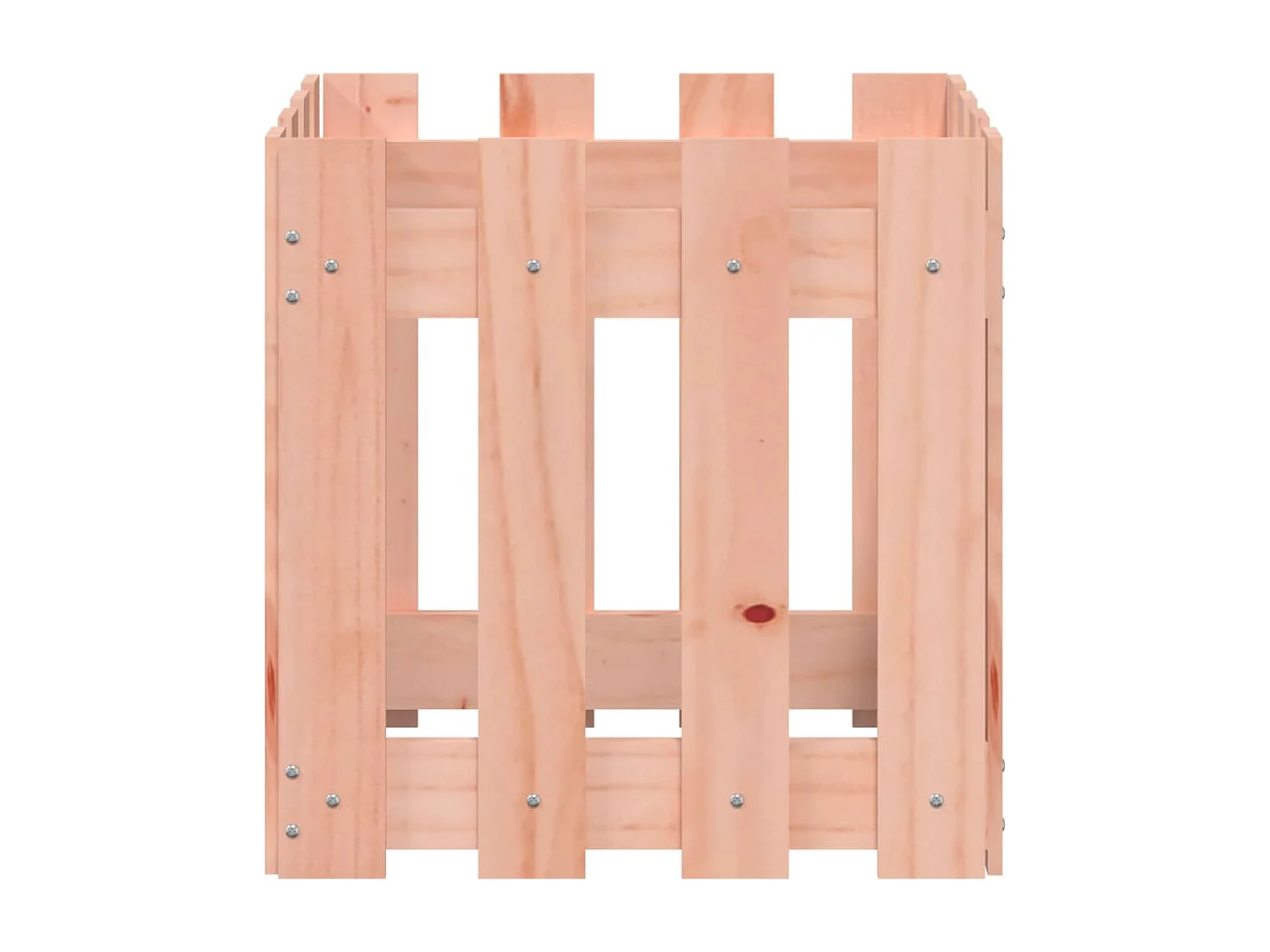Jardinière avec design de clôture 40x40x40 Douglas massif