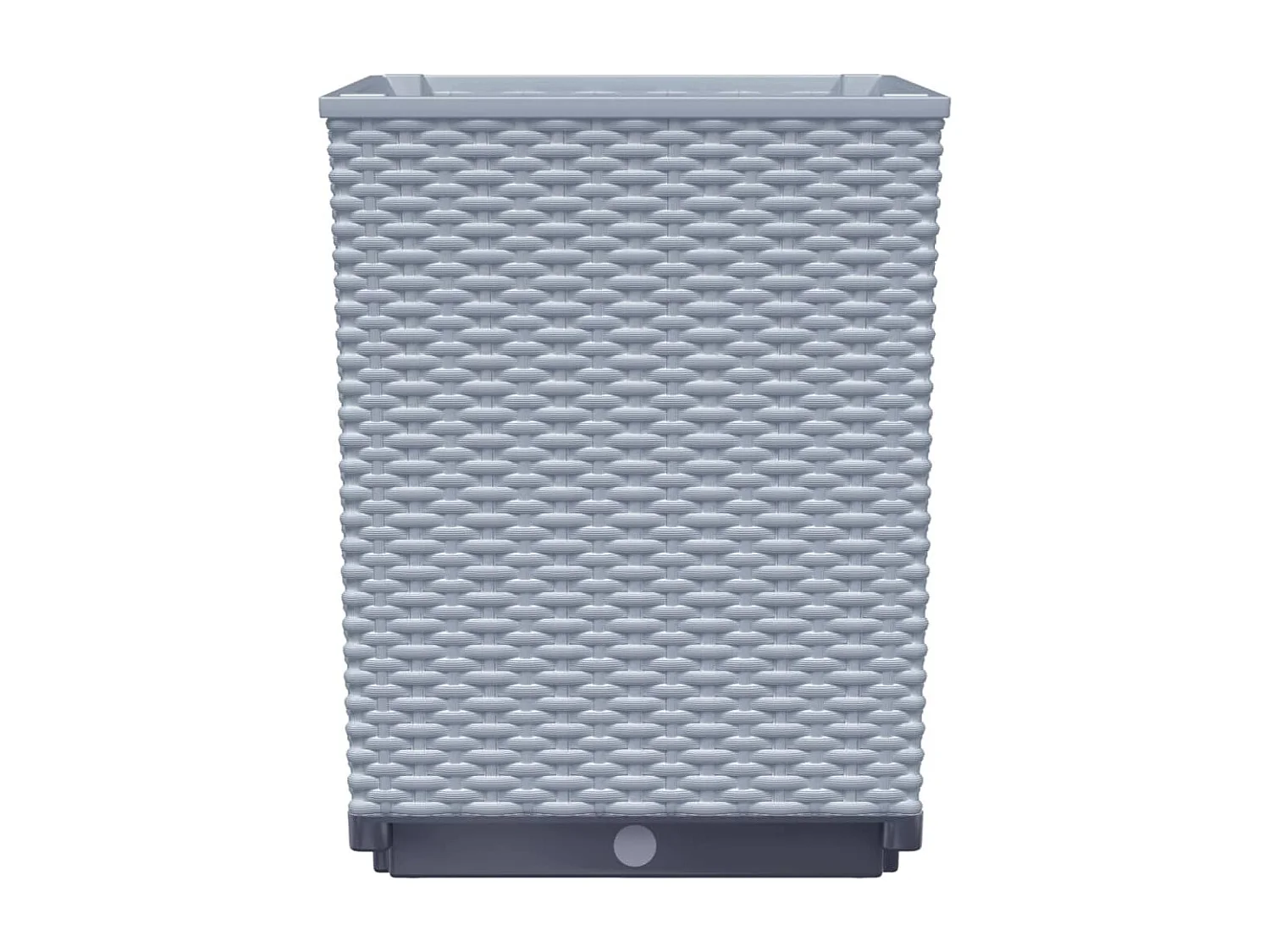 Jardinières 2 pcs gris clair 30x30x37 polypropylène