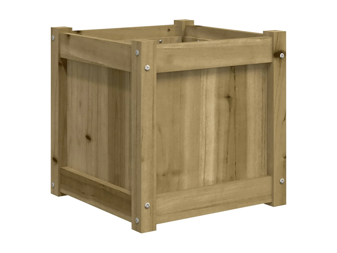 Jardinière 40x40x40 bois de pin imprégné