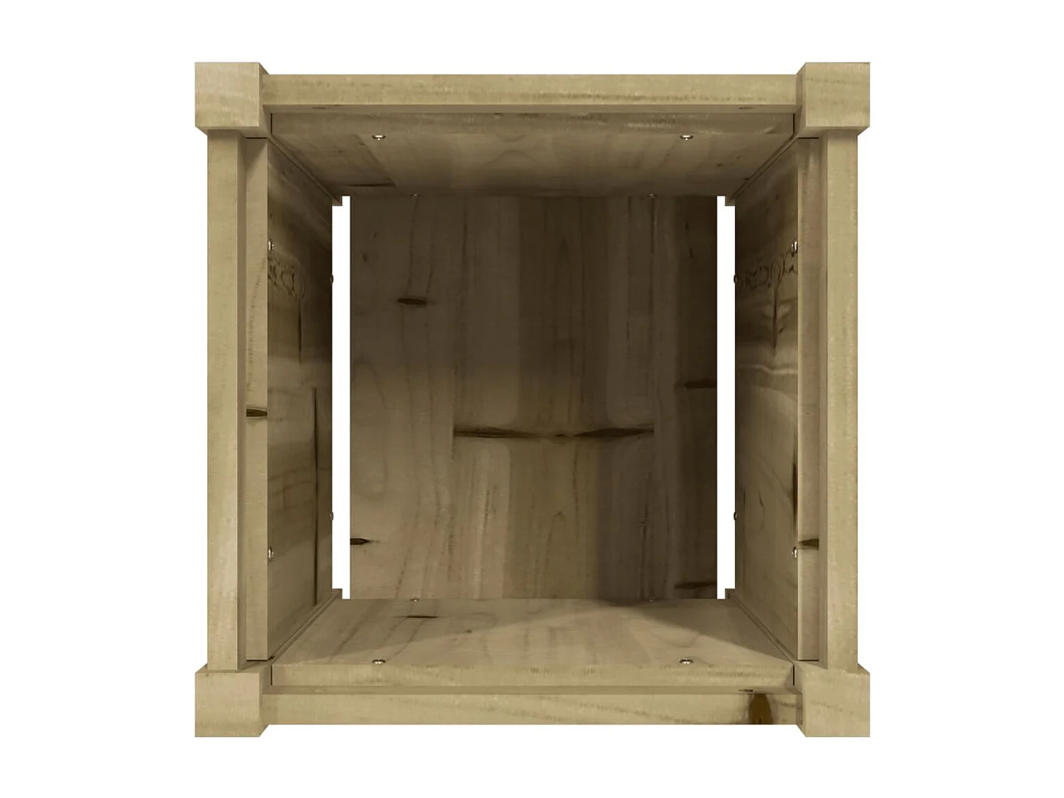 Jardinière 40x40x40 bois de pin imprégné