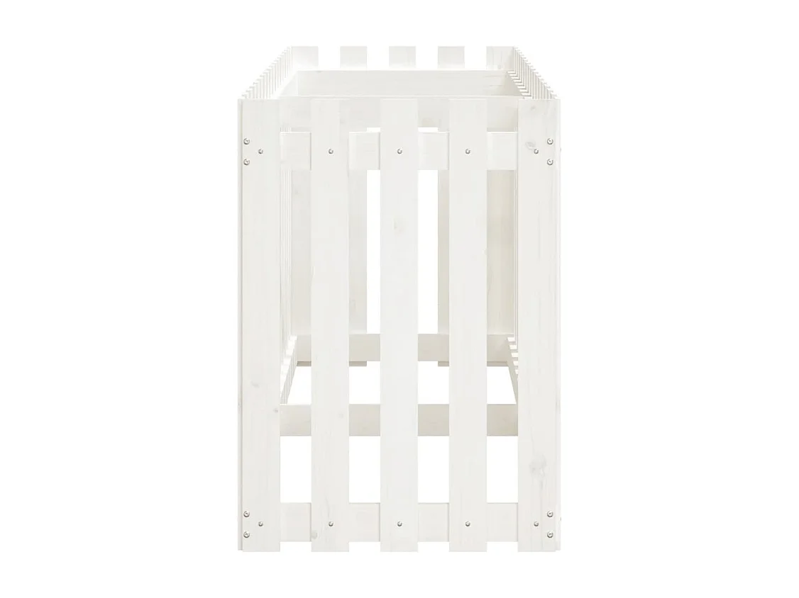 Lit surélevé de jardin design de clôture 200x50x70 pin massif