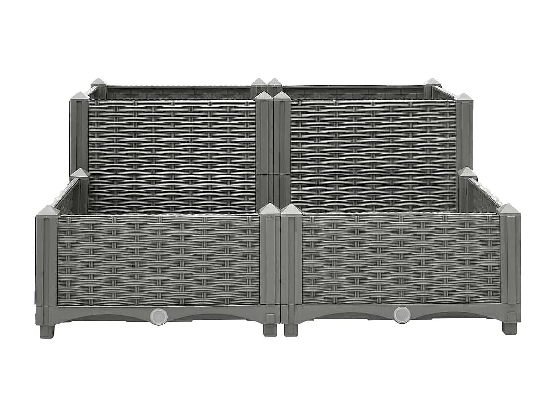 Lit surélevé 80x80x38 Polypropylène