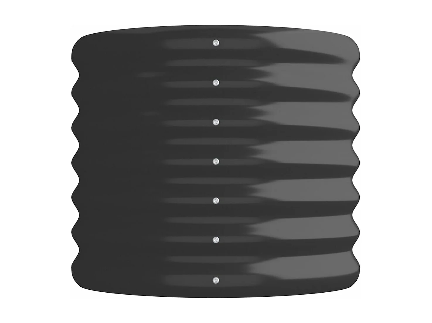 Jardinière Acier enduit de poudre 114x40x36 Anthracite