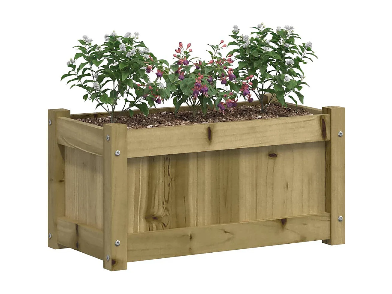 Jardinière 60x31x31 bois de pin imprégné