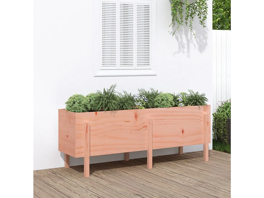 Lit surélevé de jardin 160x50x57 bois Douglas massif