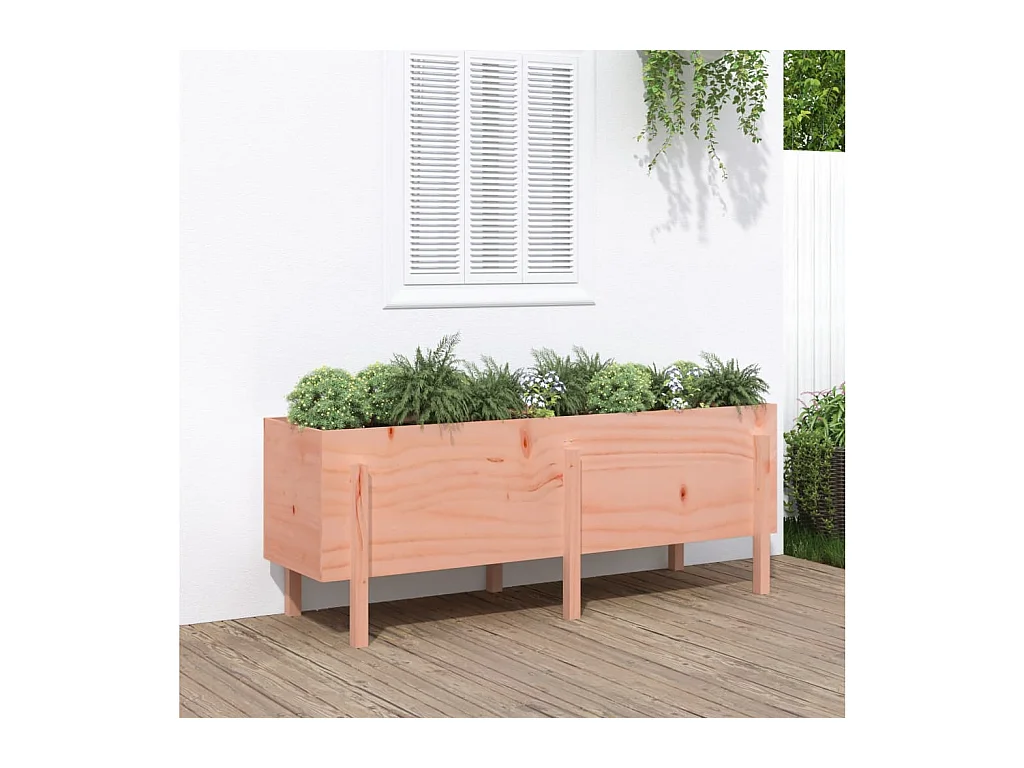 Lit surélevé de jardin 160x50x57 bois Douglas massif