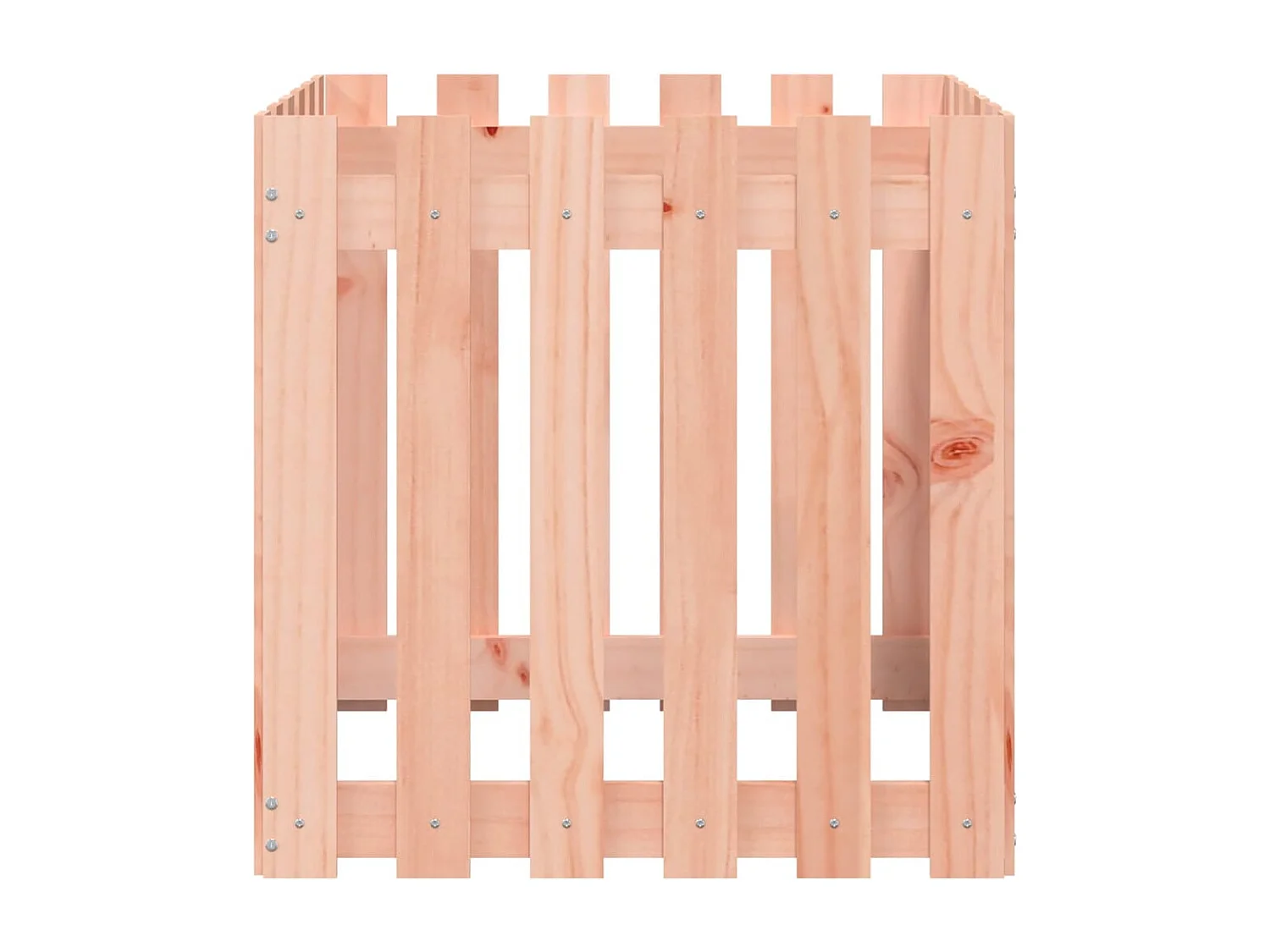 Jardinière avec design de clôture 60x60x60 Douglas massif