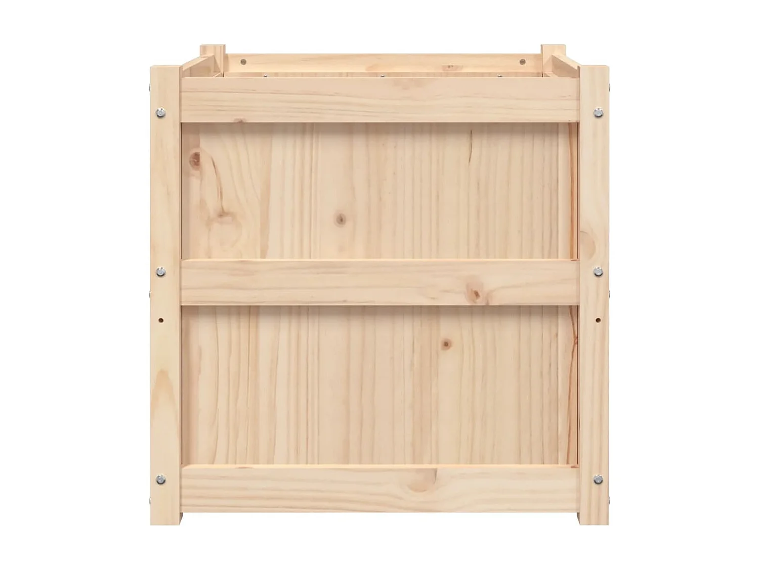 Jardinière d'extérieur 60x60x60 bois de pin massif
