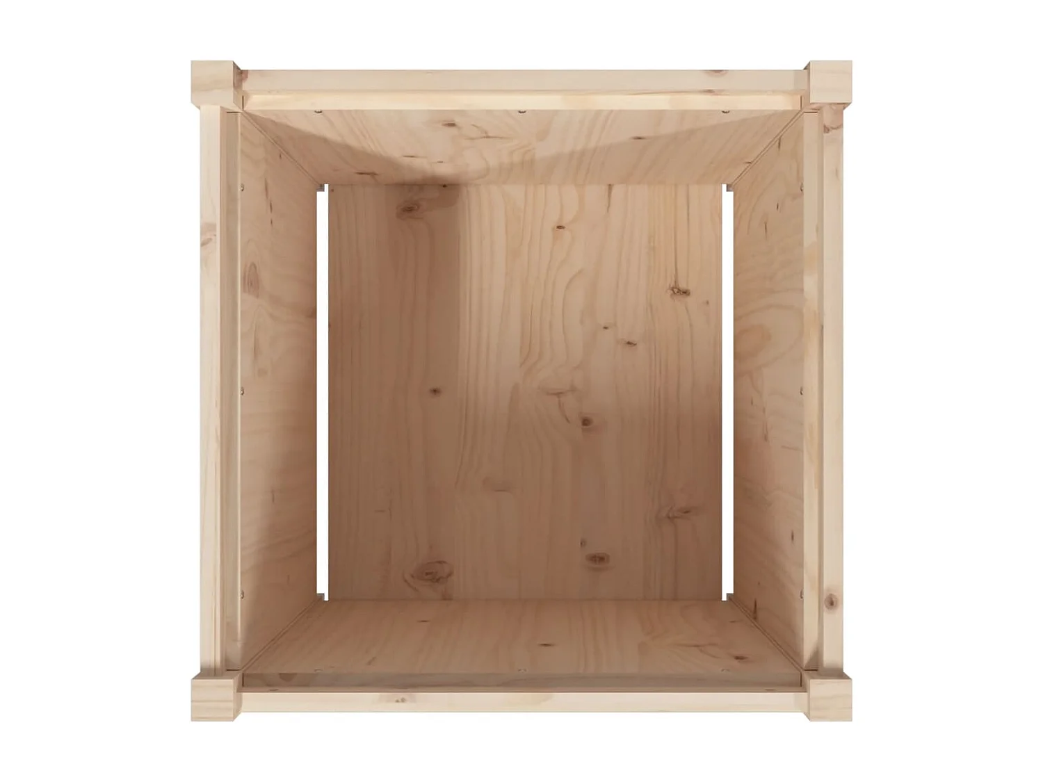 Jardinière d'extérieur 60x60x60 bois de pin massif