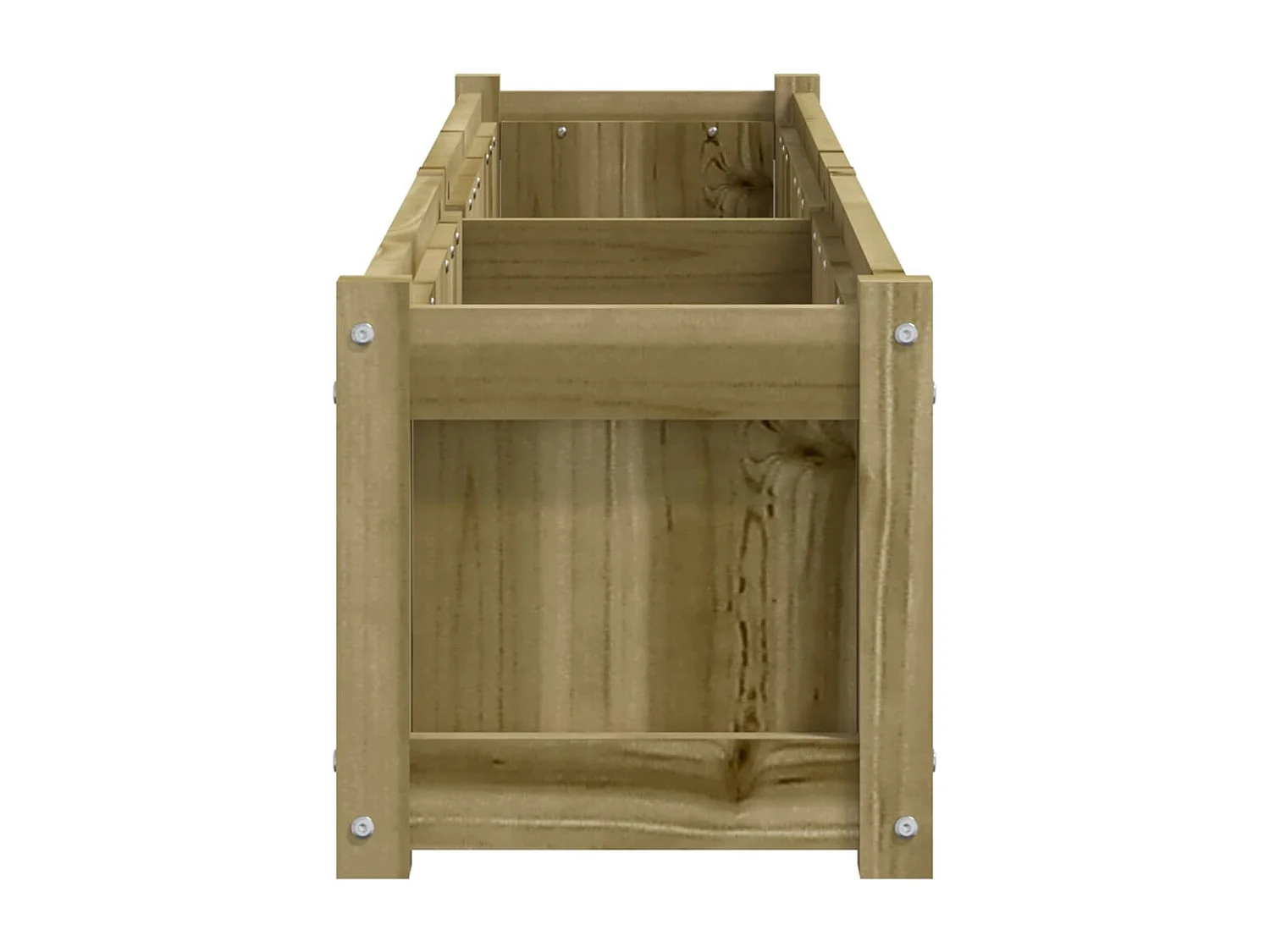 Jardinières 2 pcs bois de pin imprégné