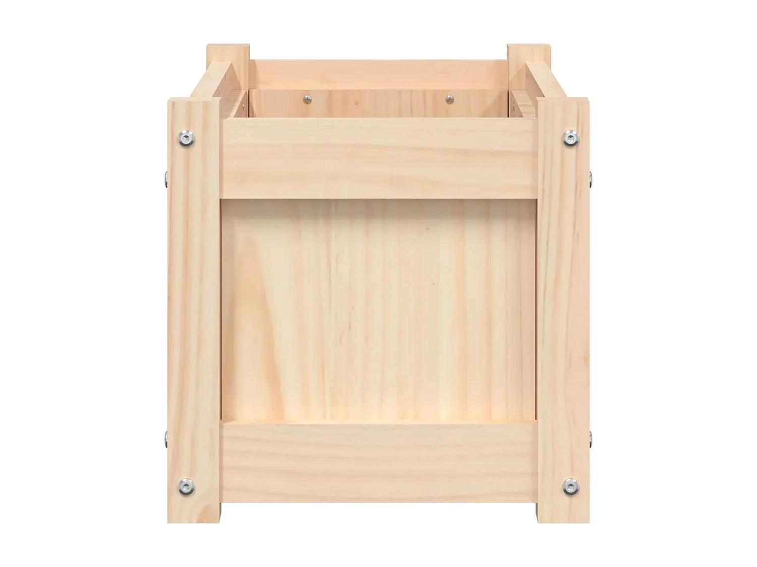 Jardinières 2 pcs bois de pin massif