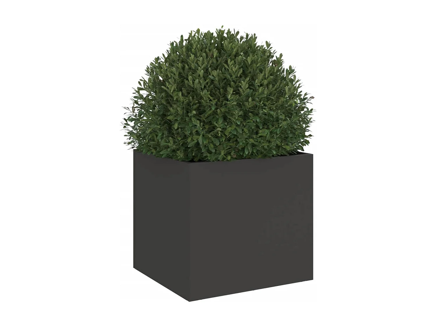 Jardinière noir 32x30x29 acier laminé à froid