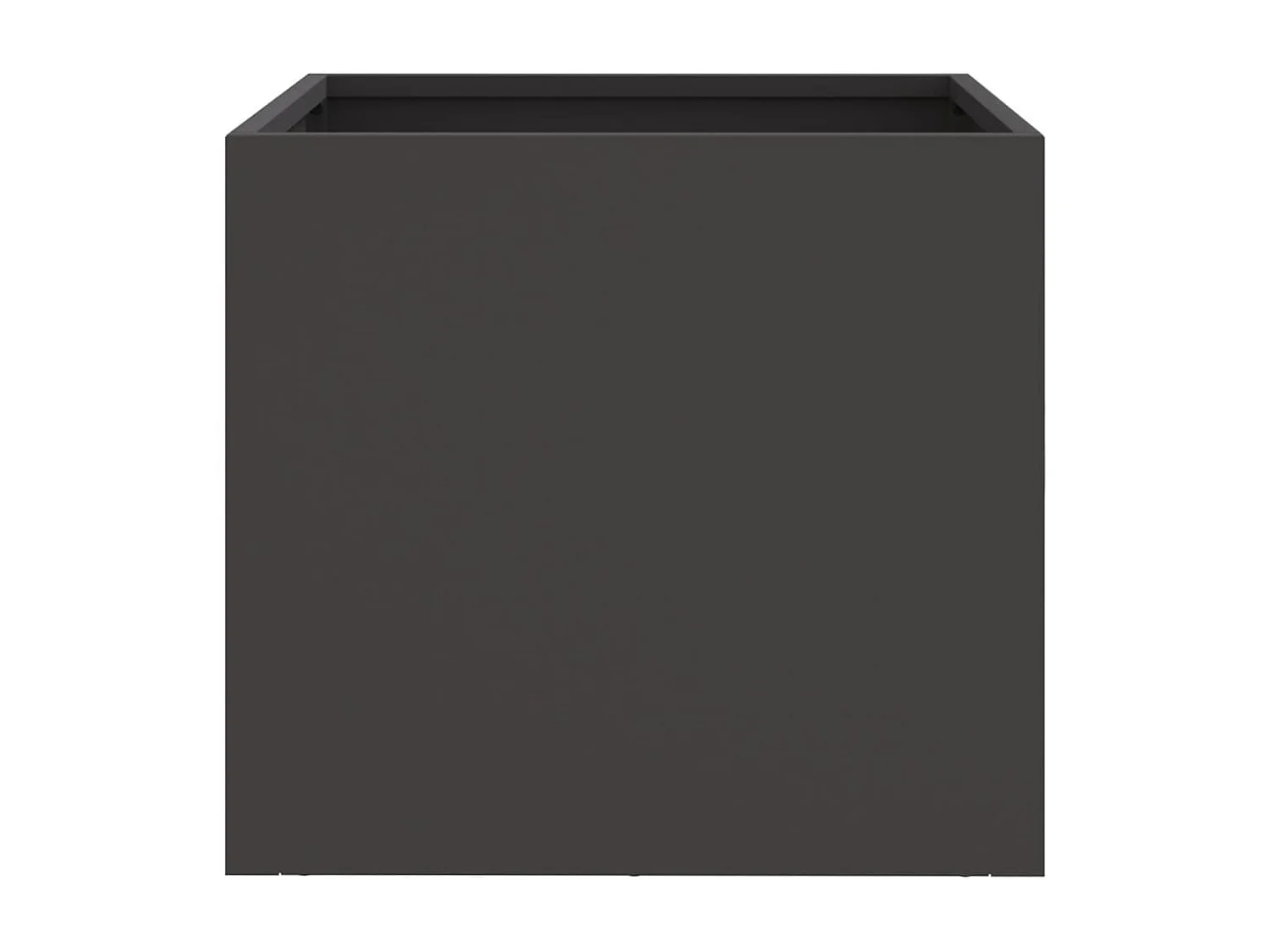 Jardinière noir 32x30x29 acier laminé à froid