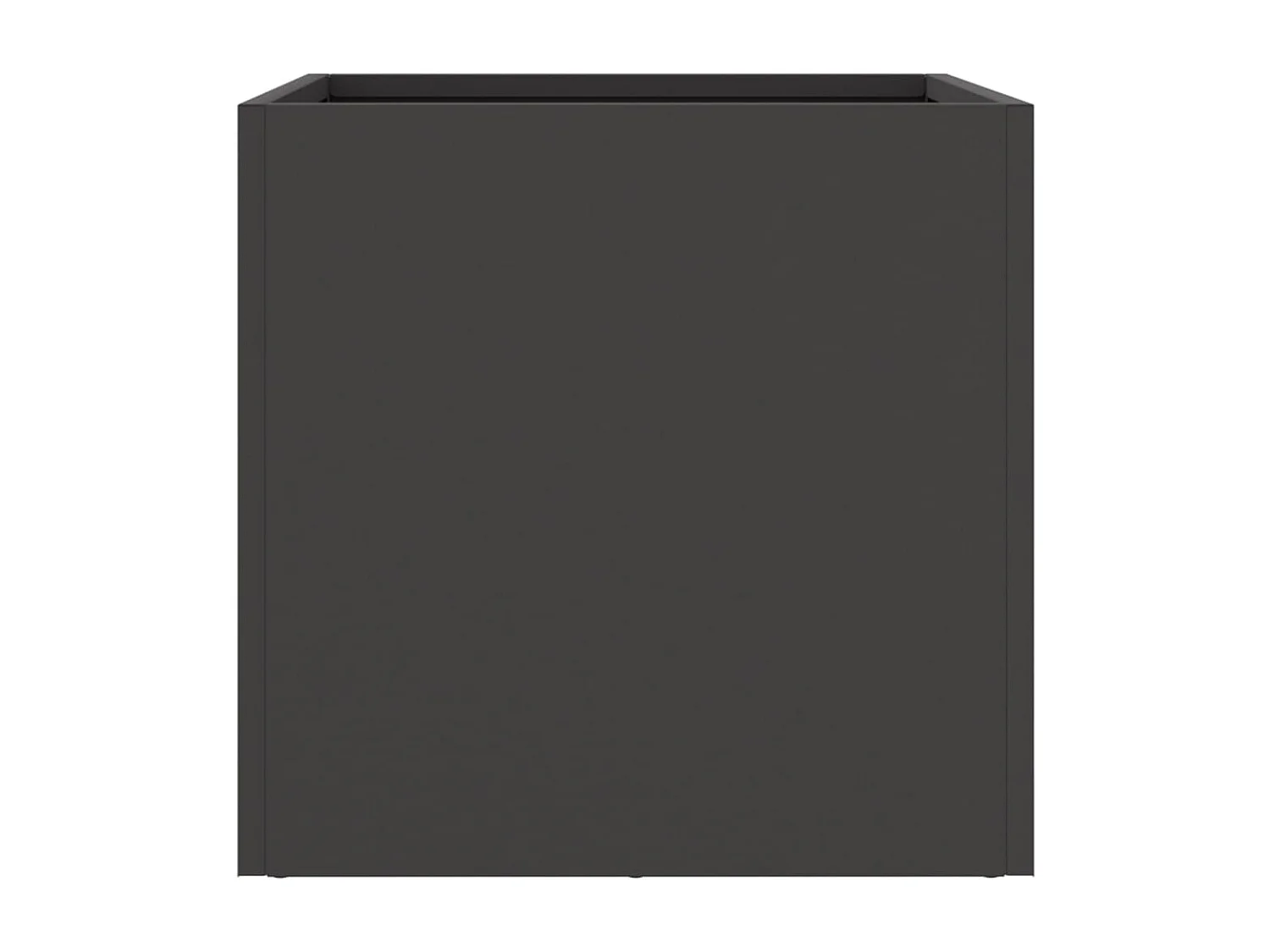 Jardinière noir 32x30x29 acier laminé à froid