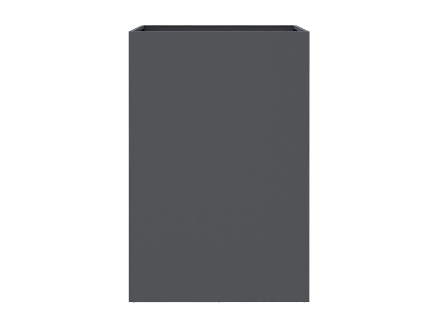 Jardinière anthracite 52x48x75 acier laminé à froid