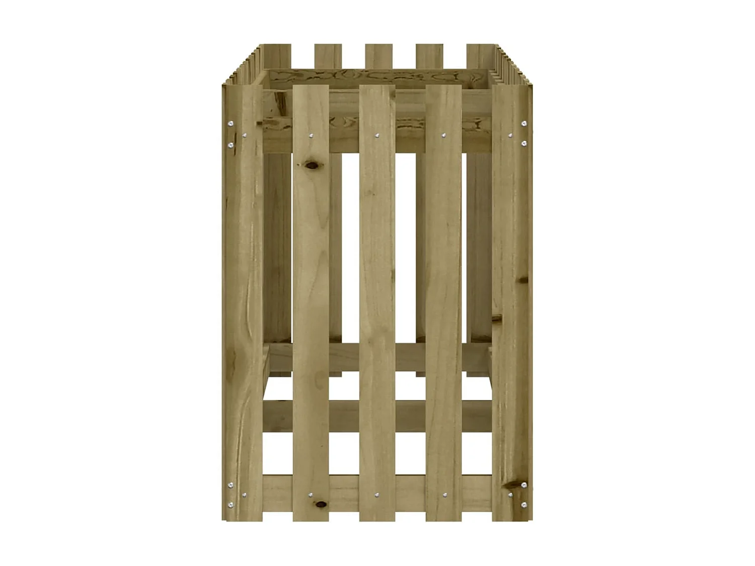 Lit surélevé de jardin design de clôture bois de pin imprégné