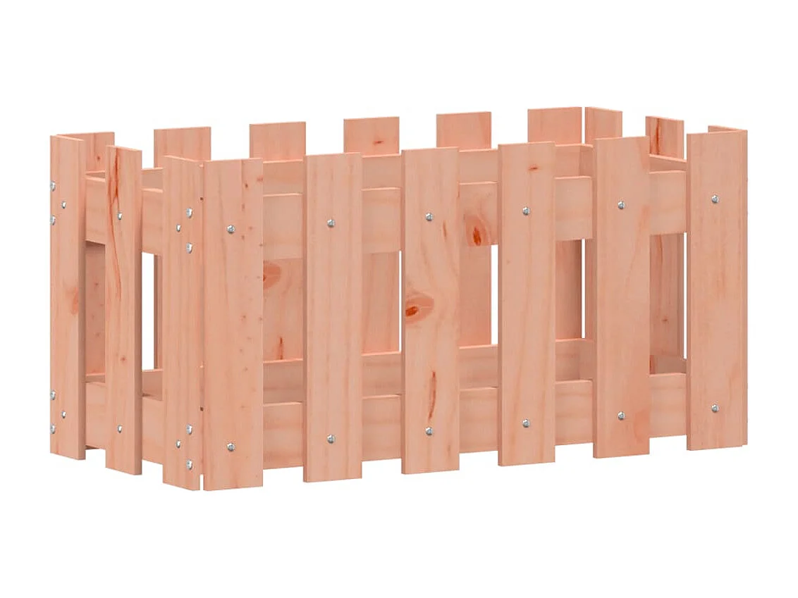 Jardinière avec design de clôture 60x30x30 douglas massif