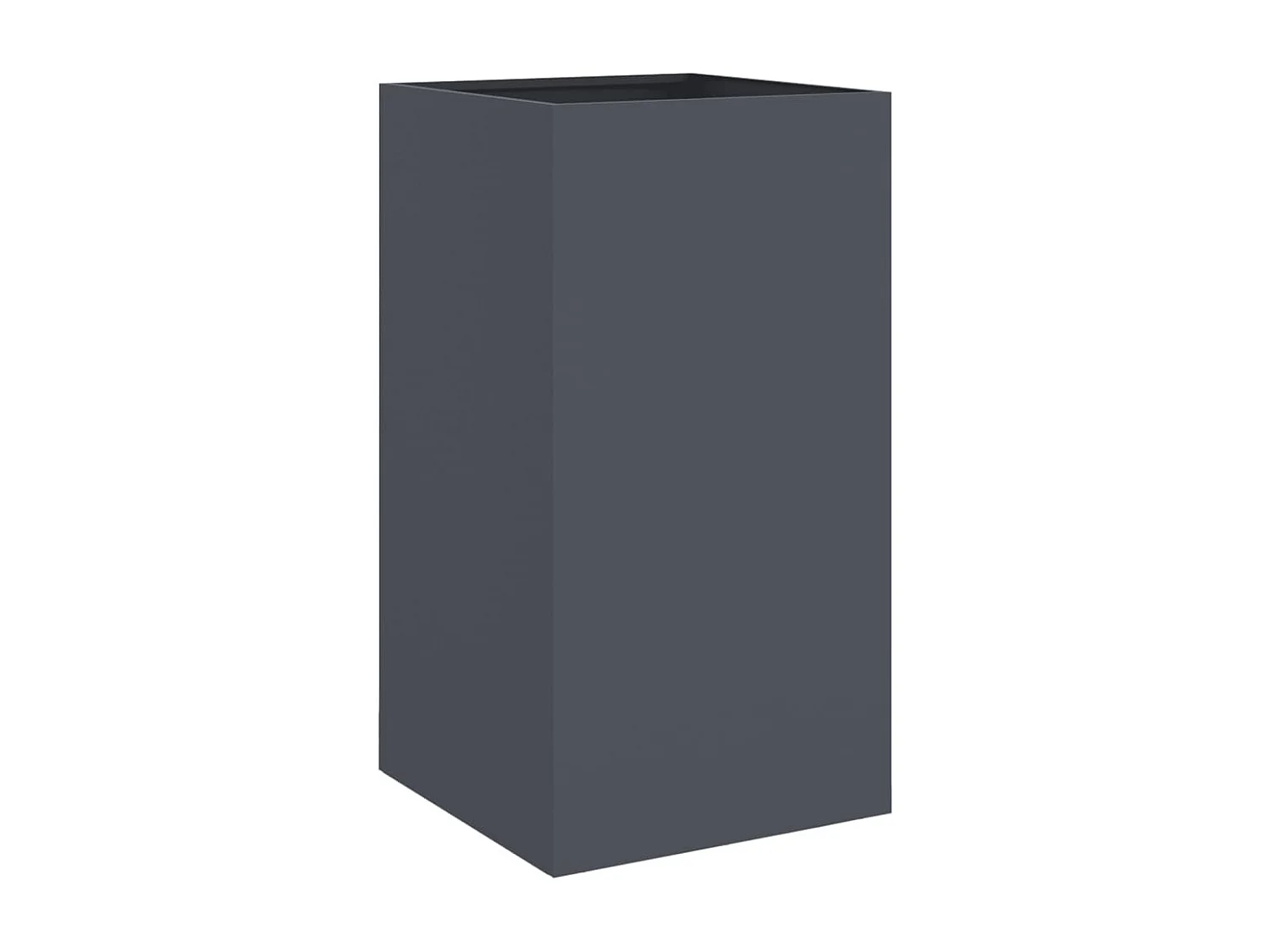 Jardinière anthracite 42x38x75 acier laminé à froid