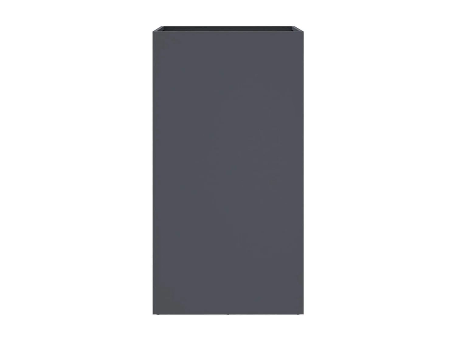 Jardinière anthracite 42x38x75 acier laminé à froid