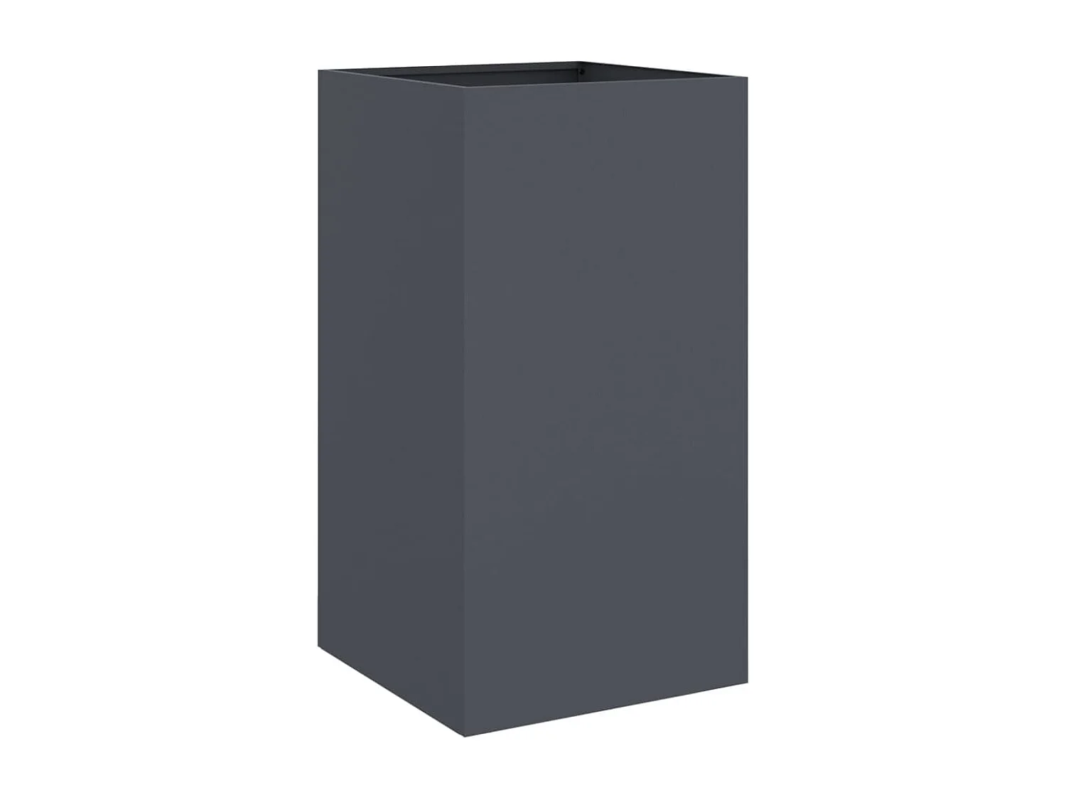 Jardinière anthracite 42x38x75 acier laminé à froid