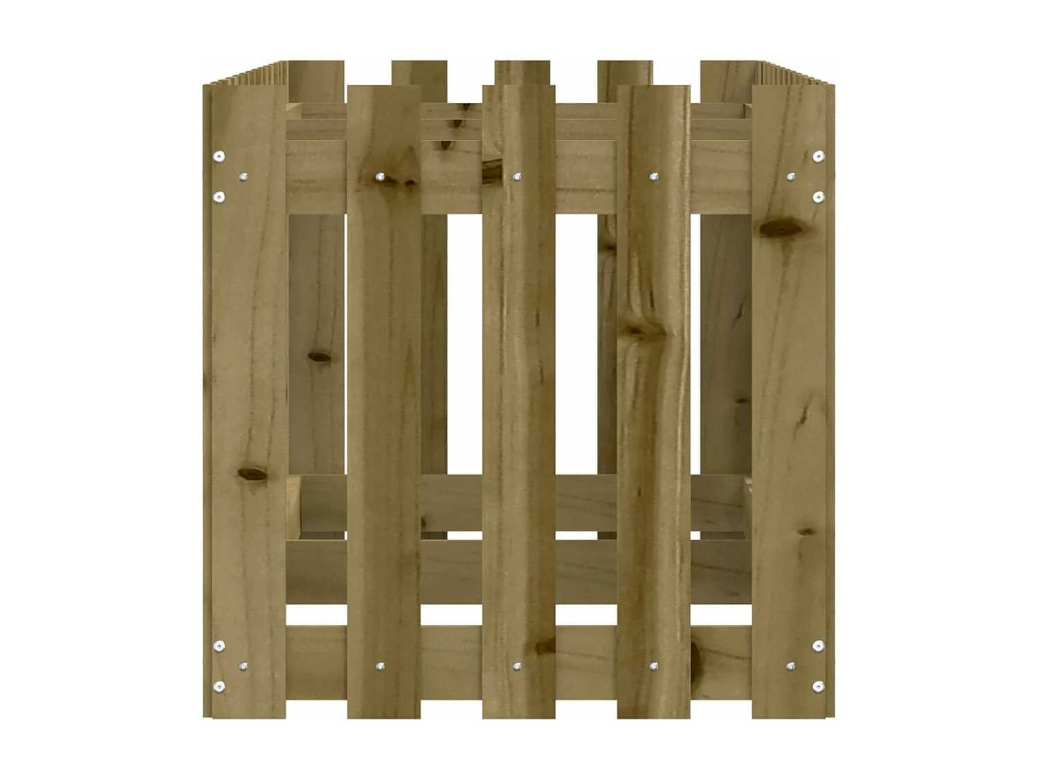 Lit surélevé de jardin design de clôture bois de pin imprégné