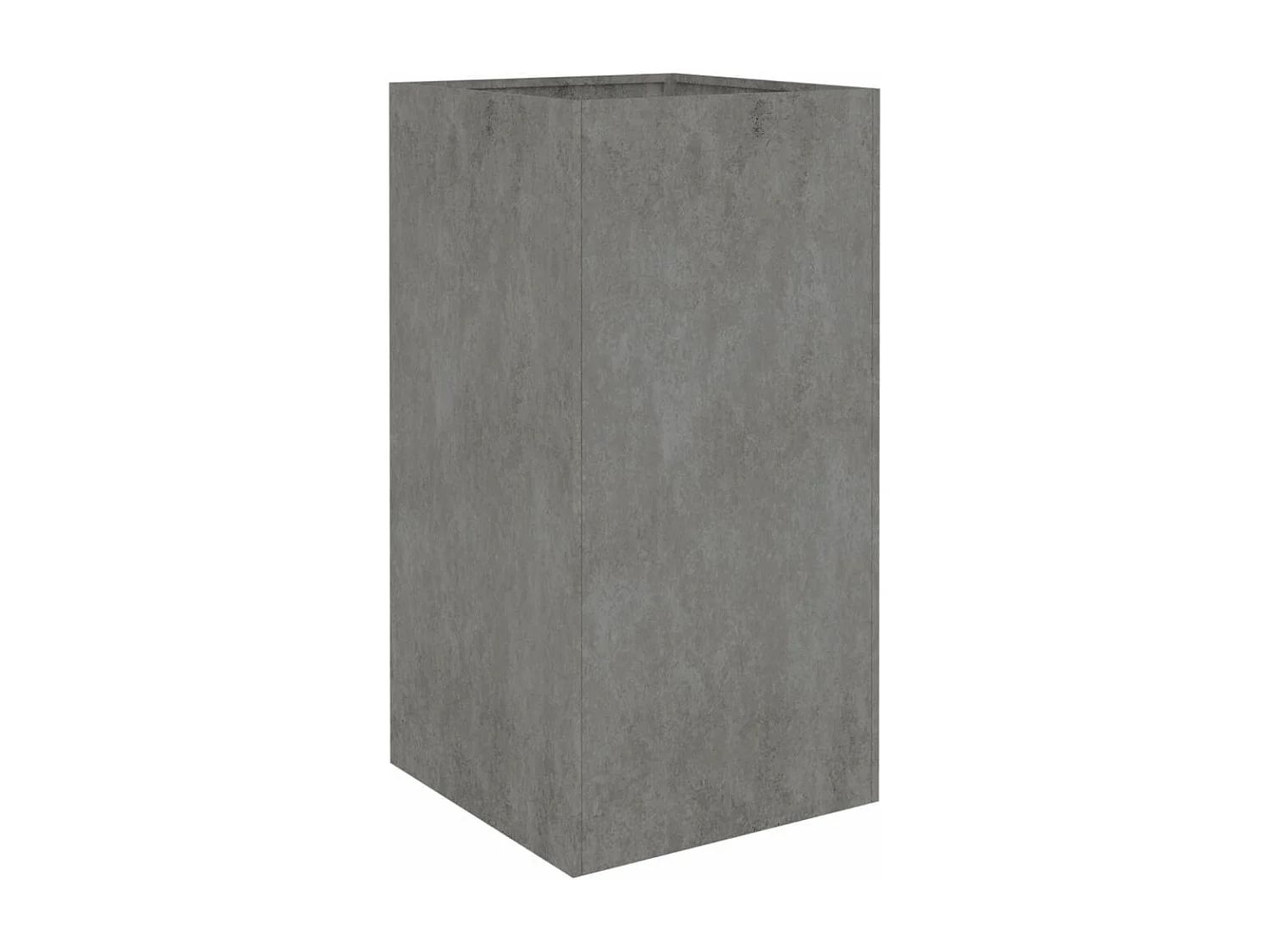 Jardinière 40x40x80 acier corten