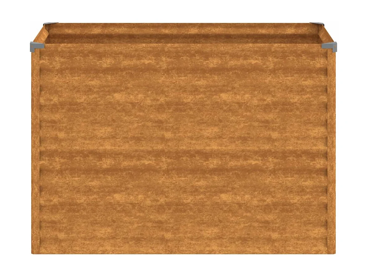 Lit surélevé de jardin 100x50x69 acier corten