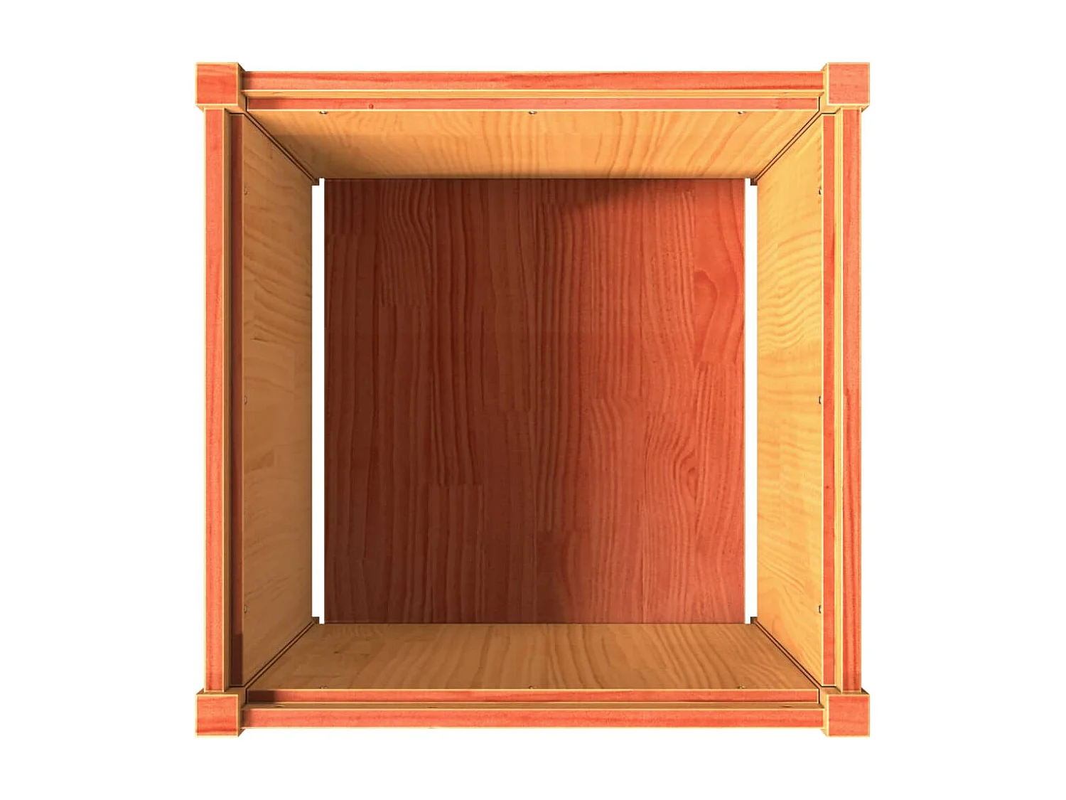 Jardinières 2 pcs marron bois de pin massif