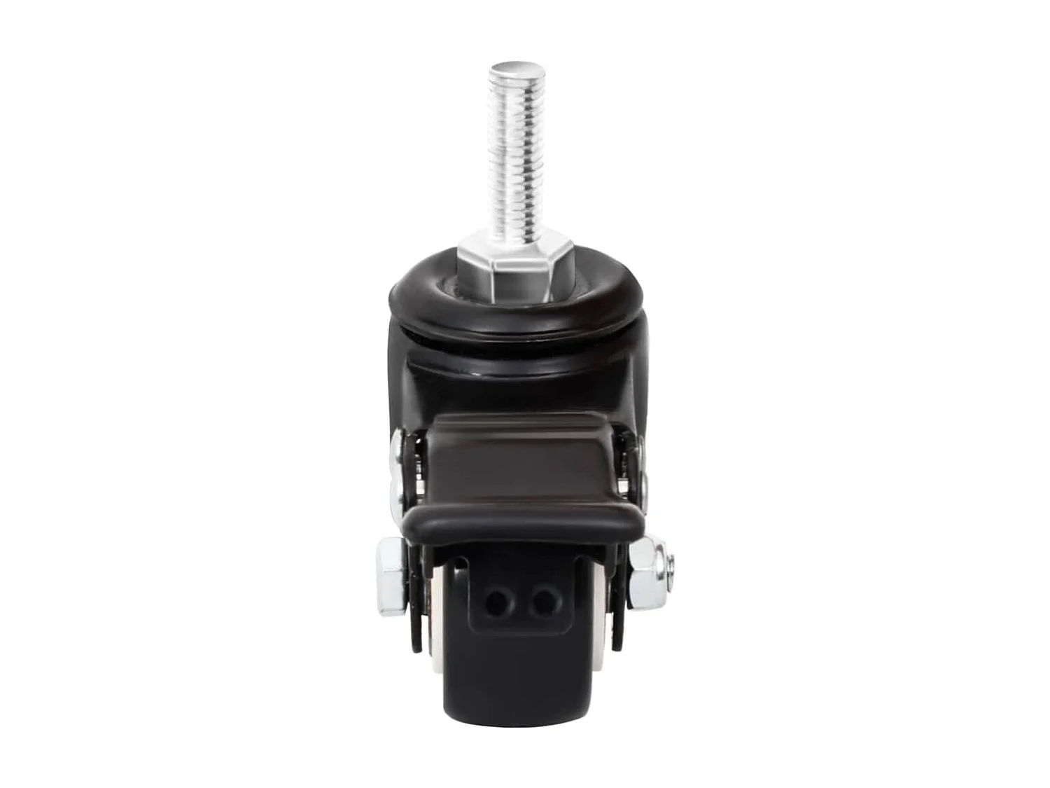 Roues pour jardinière 4 pcs noir 8x3,5x8 fer