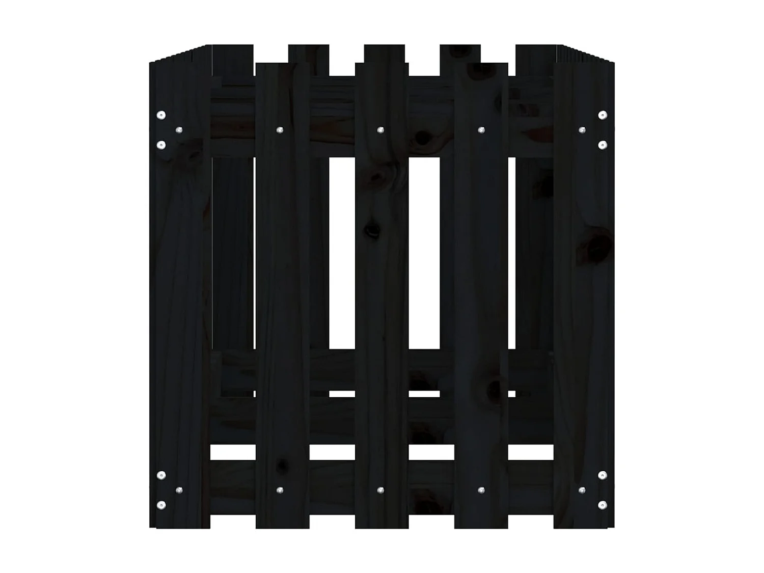 Lit surélevé de jardin design de clôture 150x50x50 pin massif