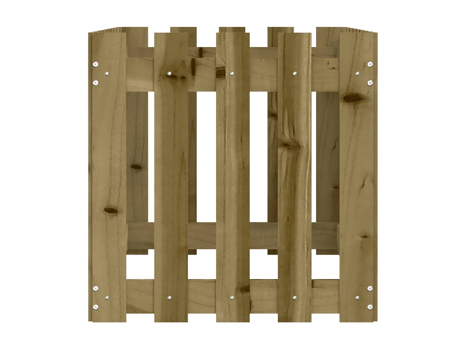 Lit surélevé de jardin design de clôture bois de pin imprégné