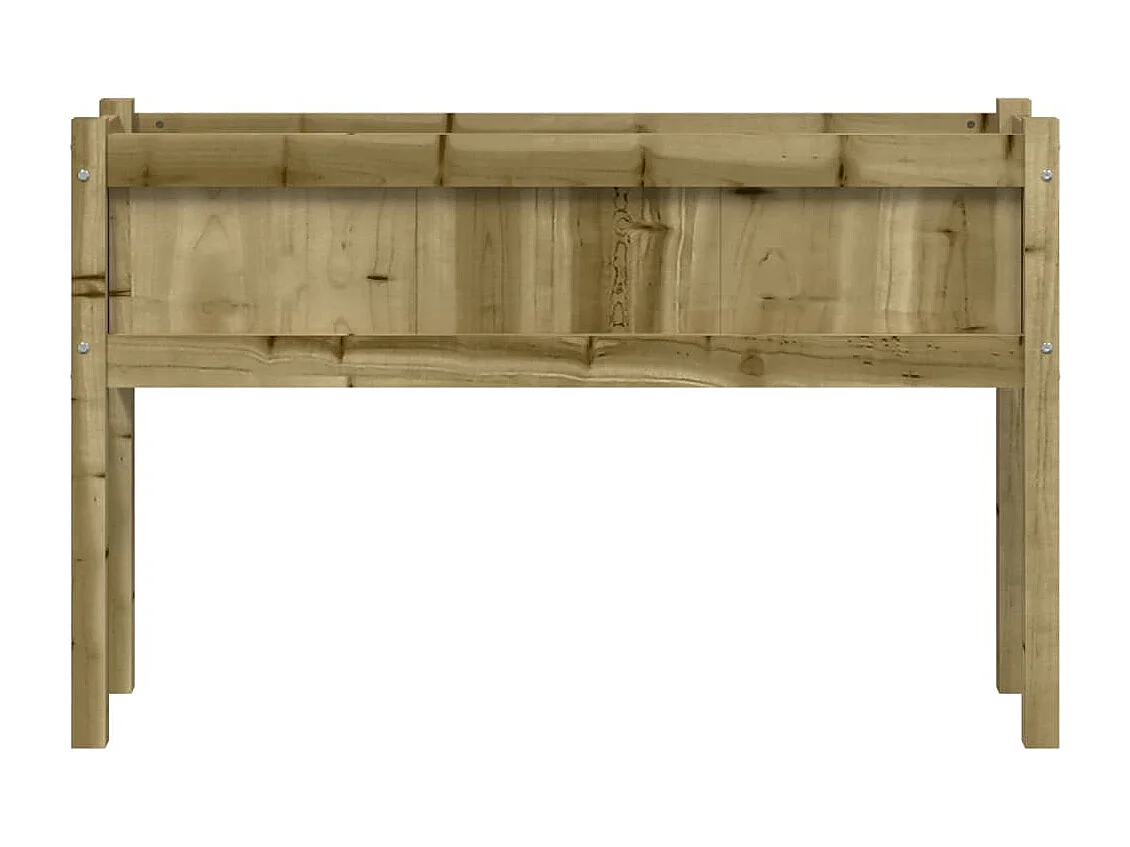 Jardinière avec pieds 110x31x70 bois de pin imprégné