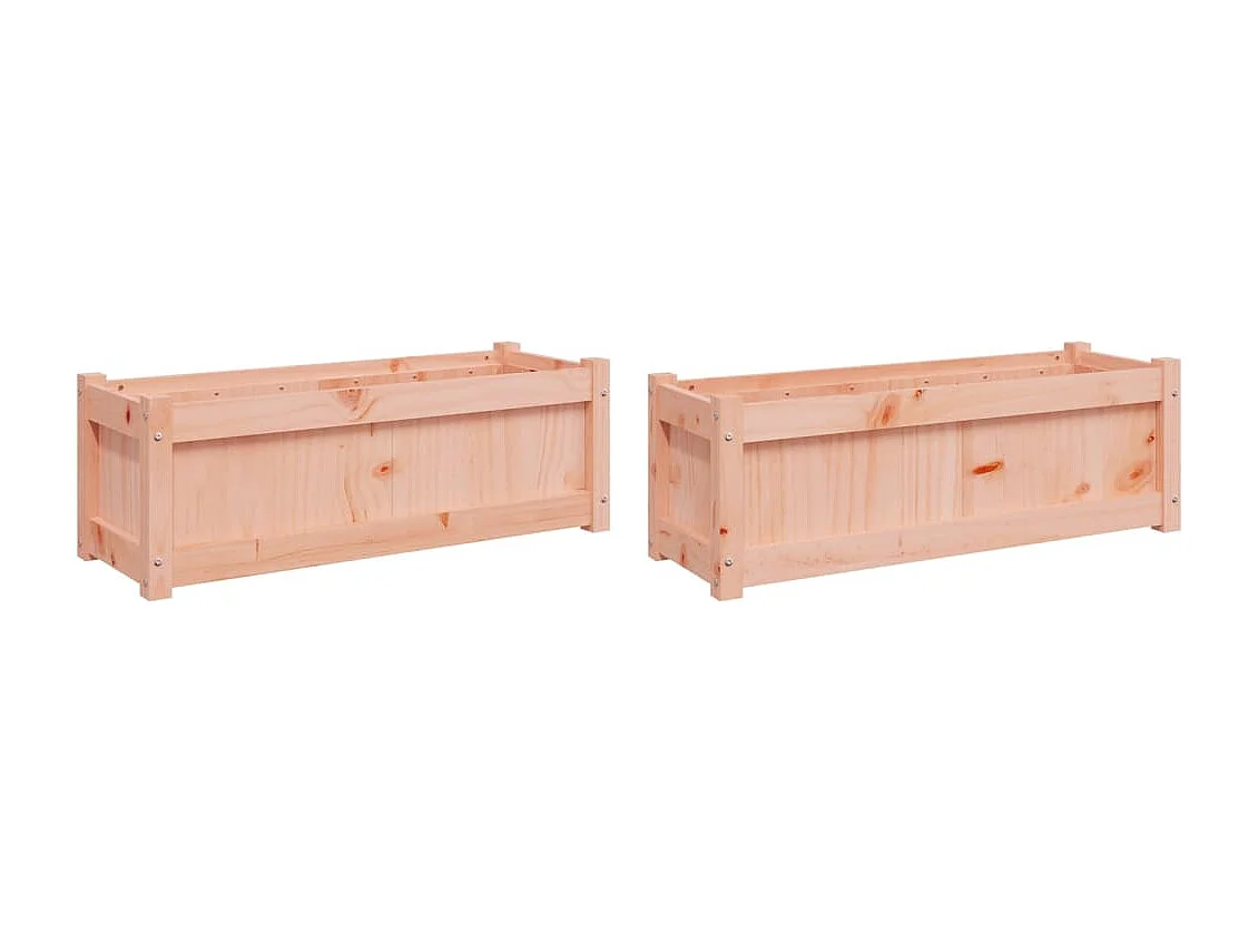Jardinières 2 pcs cm bois massif douglas
