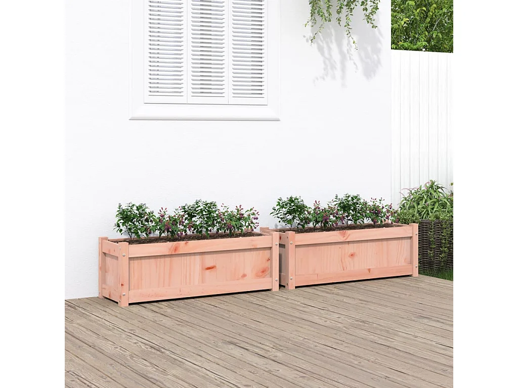 Jardinières 2 pcs cm bois massif douglas