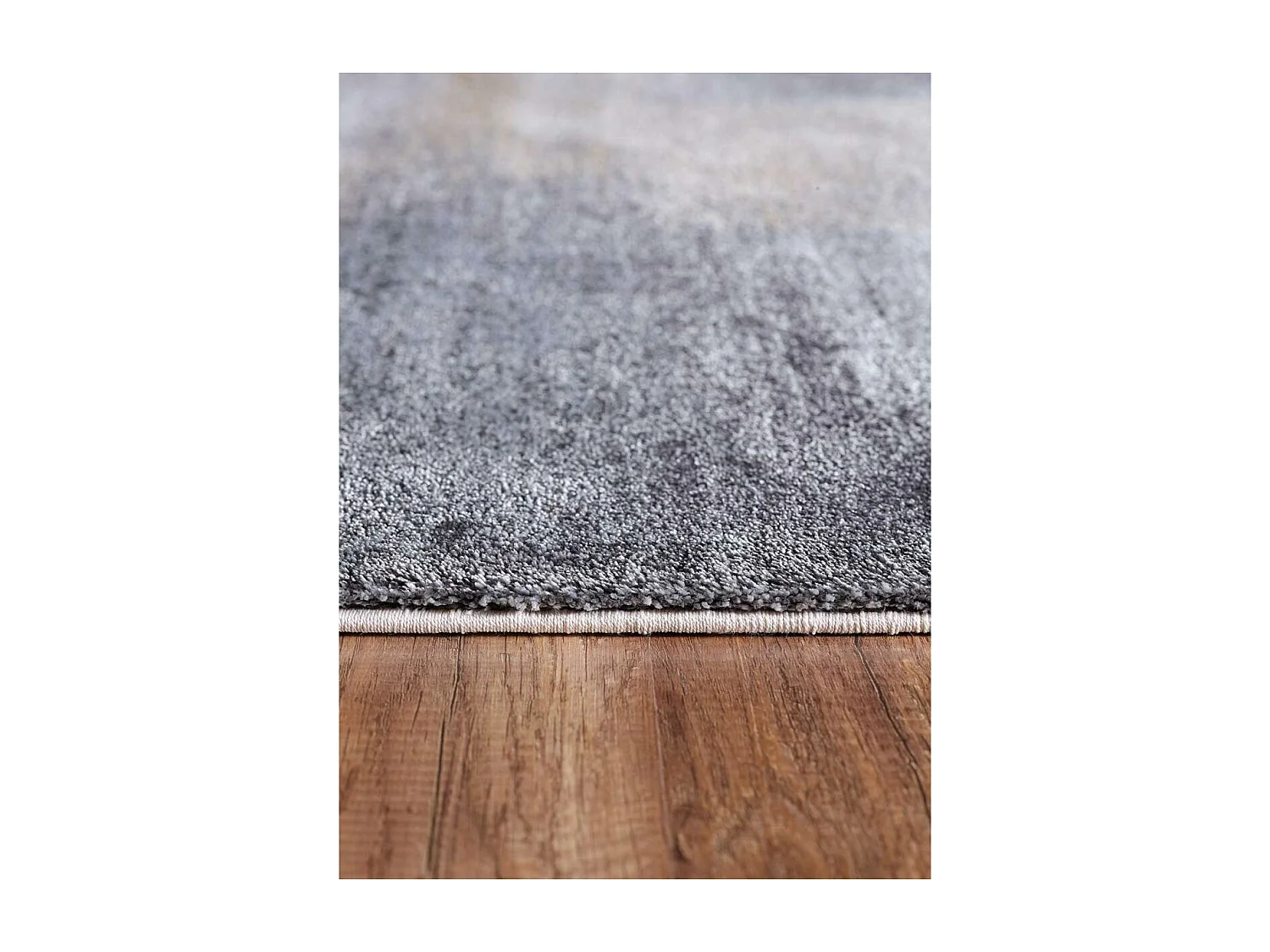 tapis chambre 80x150 tissé crème rectangle motif faux uni CLAY