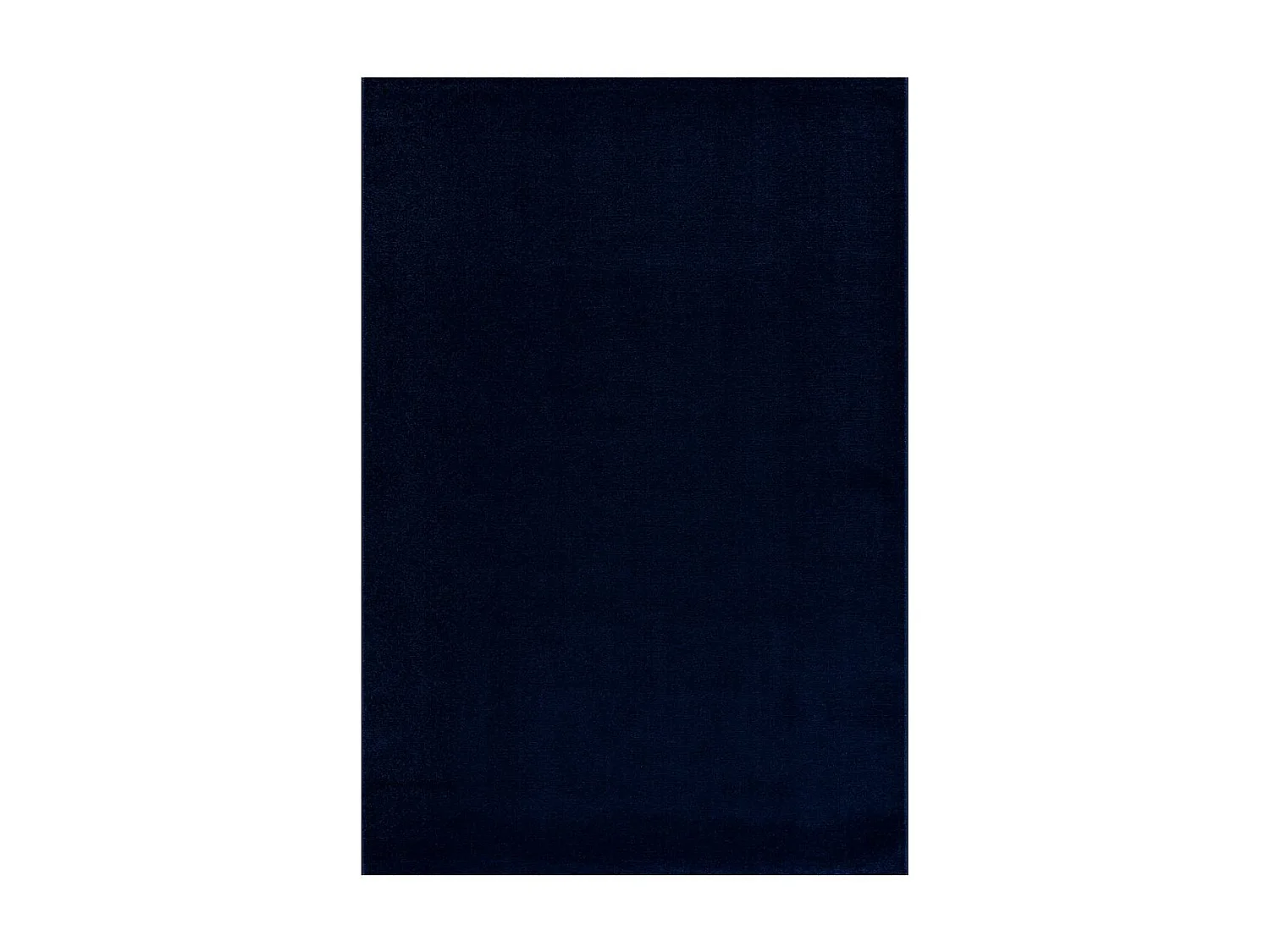 tapis cuisine 80x150 tissé bleu marine rectangle motif uni NOSSA