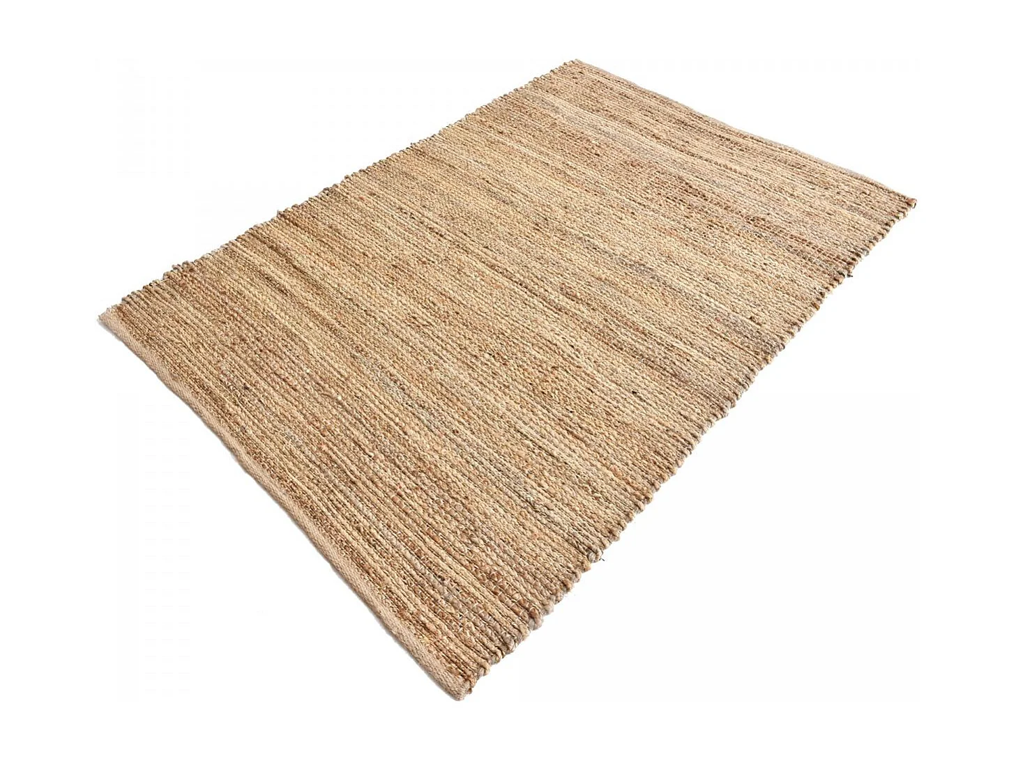 Tapis en jute fait à la main motif uni NATURE 1