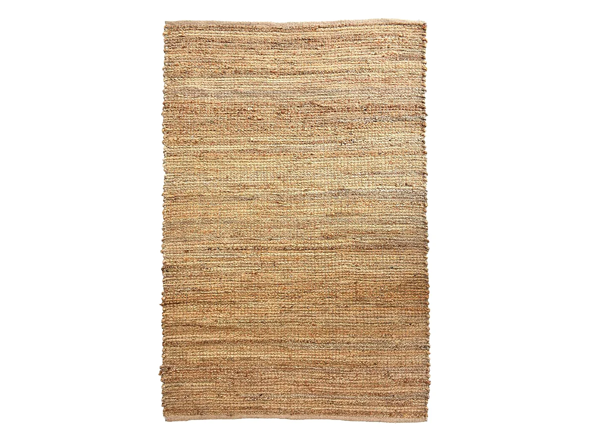 Tapis en jute fait à la main motif uni NATURE 1