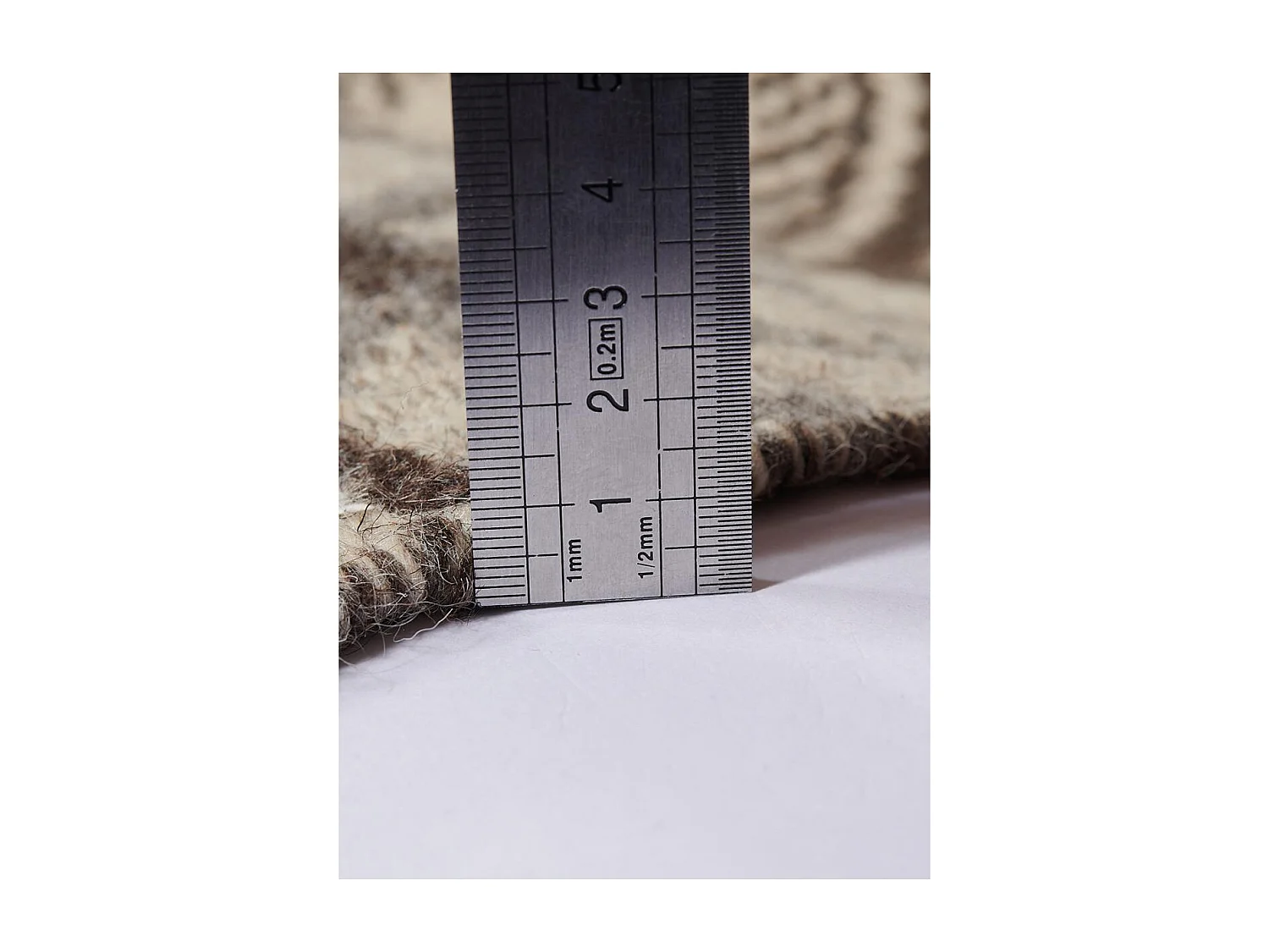 Tappeto kilim reversibile fatto a mano 200x290 in lana MALSA grigia