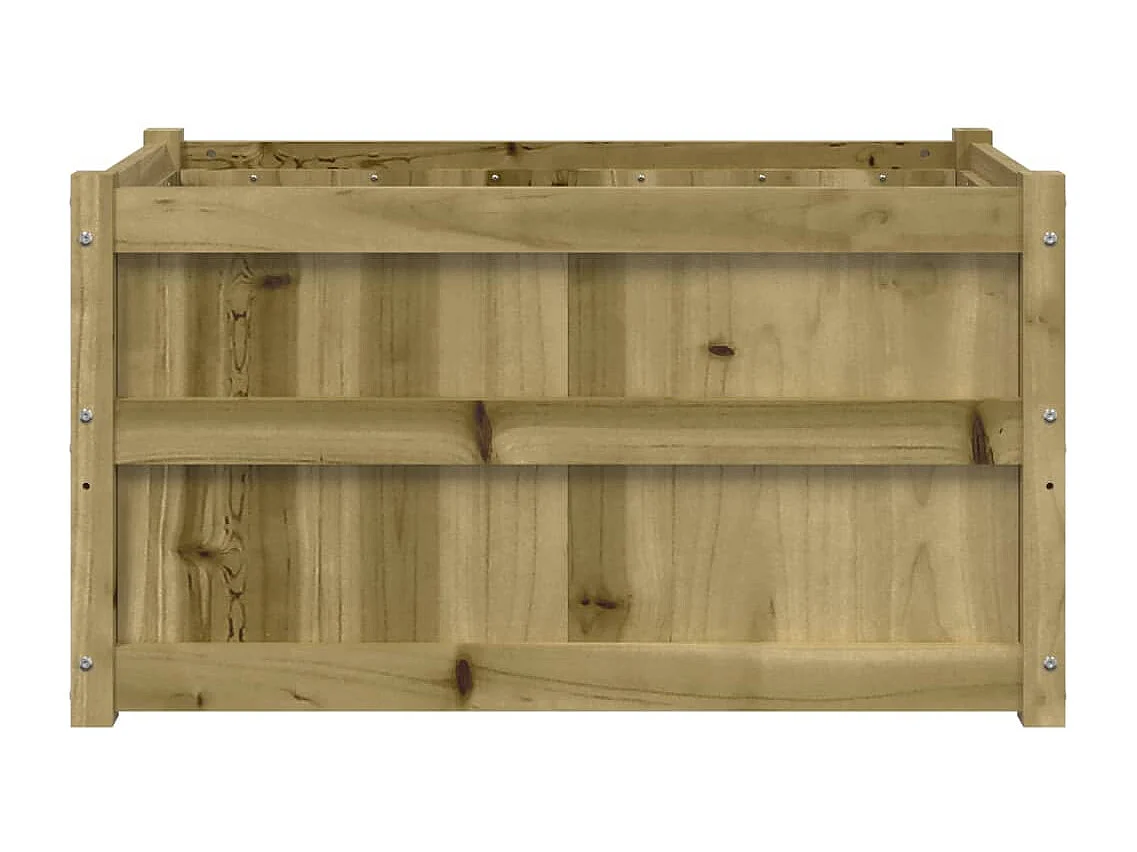 Jardinière d'extérieur 90x50x50 bois de pin imprégné