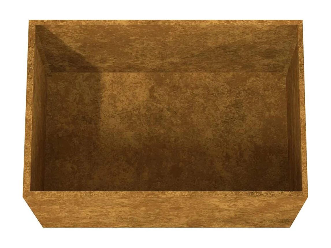 Jardinière 62x47x46 acier corten