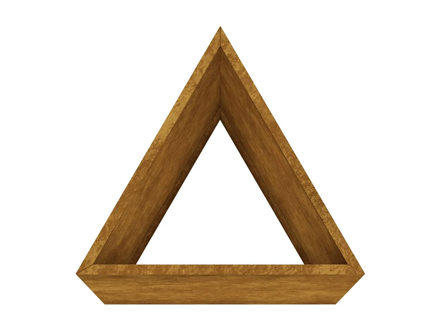 Jardinière 30x26x75 acier corten